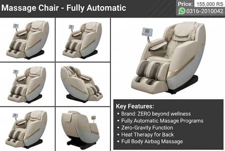 Luxury Zero Gravity Massage Chair | Electric Massage Chair | Recliner
