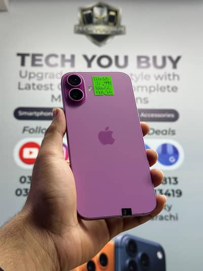 Iphone 16 Plus 128GB Non Pta Water Pack Under Warranty