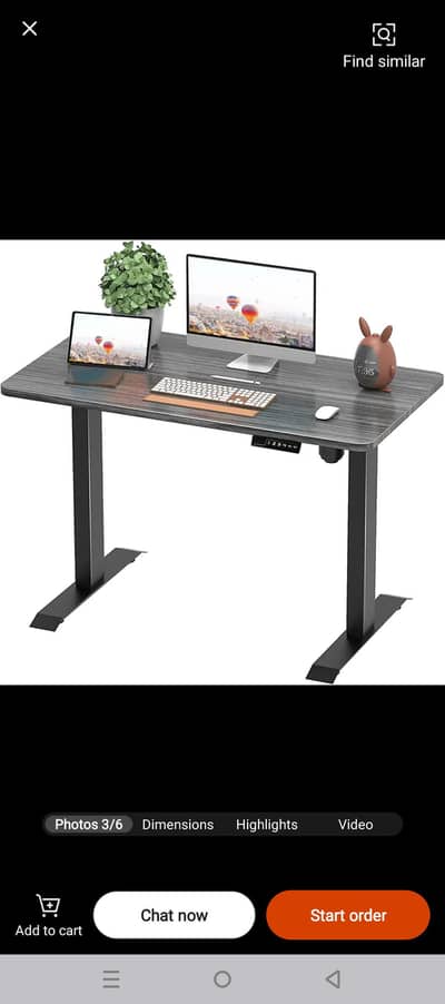 electric desk