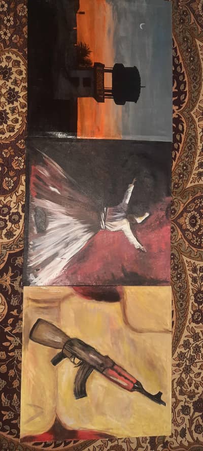 hand made oile painting