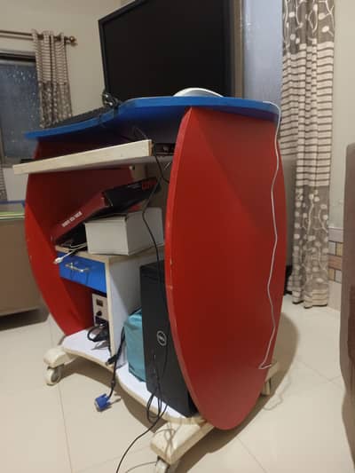 Antique computer trolley