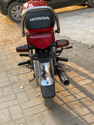 Honda Cd 70 2024 Model Red Colour