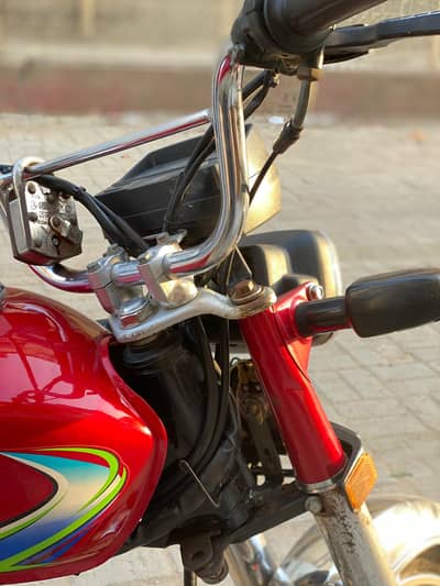 Honda Cd 70 2024 Model Red Colour