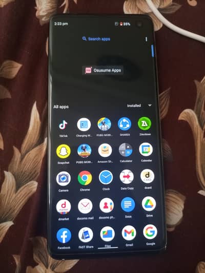 Docomo f51A 8gb ram 128 GB rom Snap dragon 865 processor