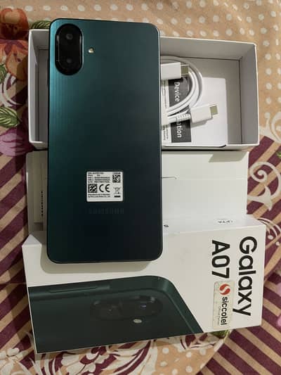 Galaxy A07 new model. 6/128 pin pack just box open