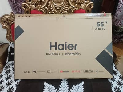Haier K66 Series 55" Android UHD Smart LED TV