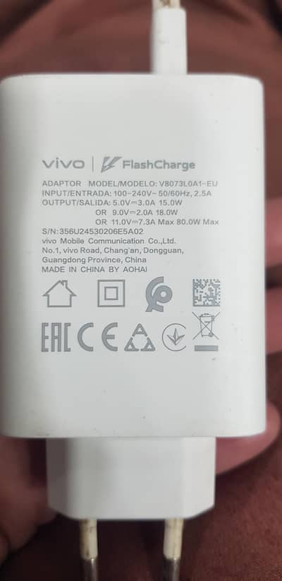Originally Vivo Y100 charger