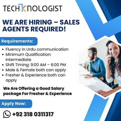 Urdu Call Center Jobs || Sales Agent Required || Male & female Jobs