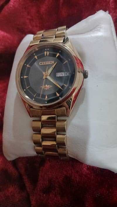 Original Citizen eagle 7 Automatic Gold Watch – Day & Date | Japan