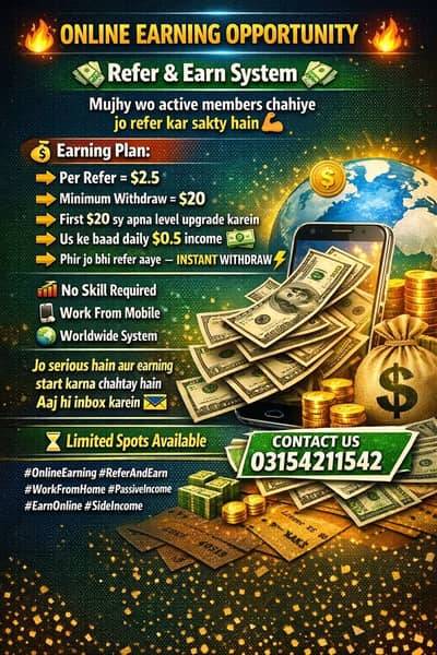 Online Earning Opportunity