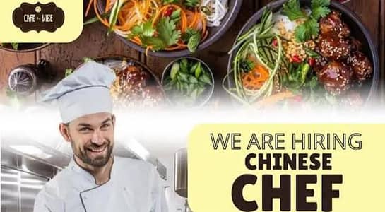 Chinese shef required for newo stepup
