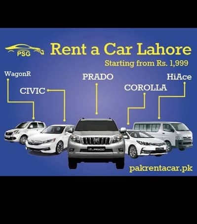 Rent a Car Service – Kia Sportage, Honda City & Alto (Monthly Basis)