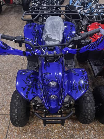 Fresh stock Atv quad 4 wheels 50cc 70cc 110cc delivery all Pakistan