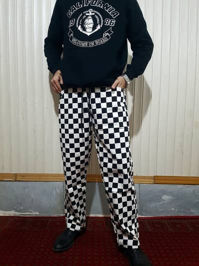 CHECKERED CLASSIC PANT (MEDIUM)