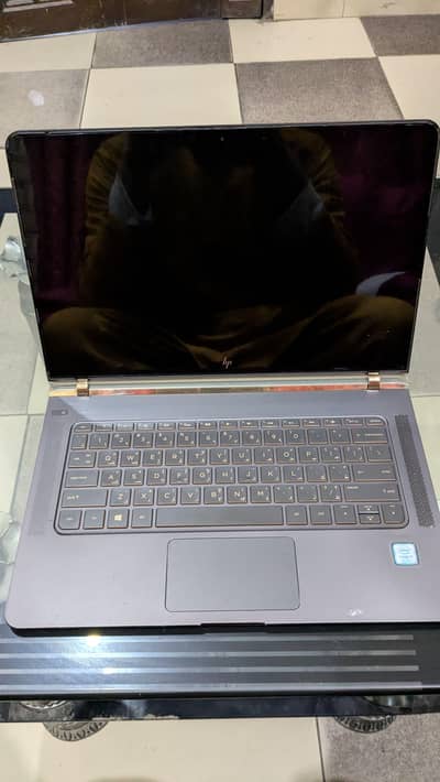 hp spectre i7 7th slimmest black. gold