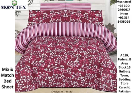 Mix & Match Bed sheets  Premium Bed Sheet Set  Stylish Bed Sheets Pak