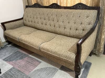 Wooden sofa set