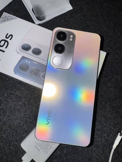 vivo y19s [4+4sotarge 128] New condition All ok  number 03166615446