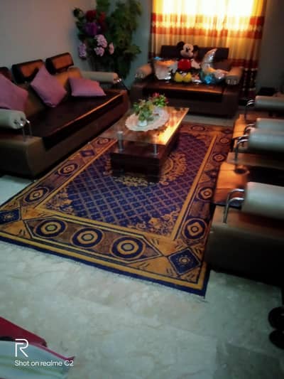 7 siter sofa cream and brown color