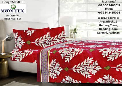 Buy Bed Sheets Online at Best Price in Pakistan  Printed Bed Sheet Set