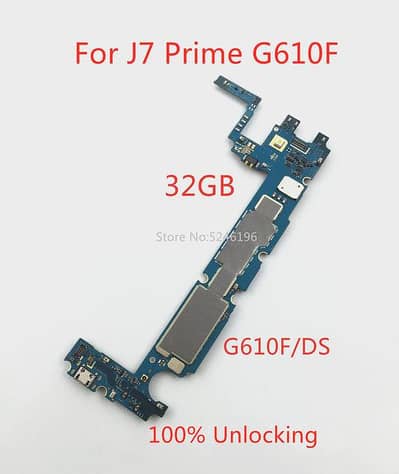 Samsung j7 prime All ok motherboard 32gb with cameras and ringer
