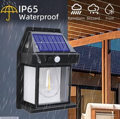 Solar mosion sensor lamp 