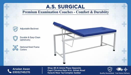 Examination Couch / Medical Examination Table for Hospitals – Karachi
