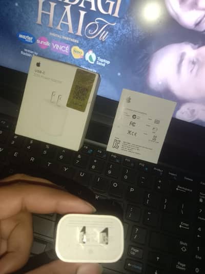 iPhone Charger 20W Along With Cable Ear Phones & Connector