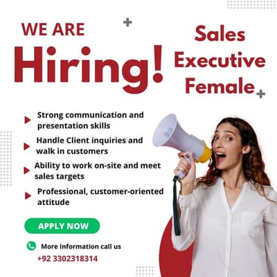 Female Sales Executives required