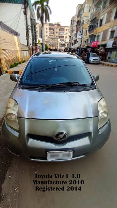 Toyota vitz mint  urjent sale 2010/ 2014