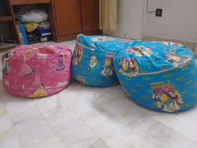 3 bean bags for sale