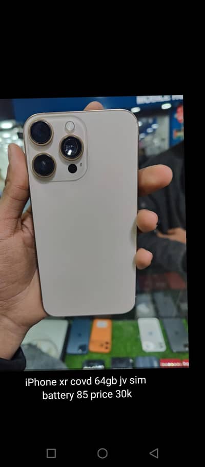 Aoa iphone XR converd jv 85 bh face id ok