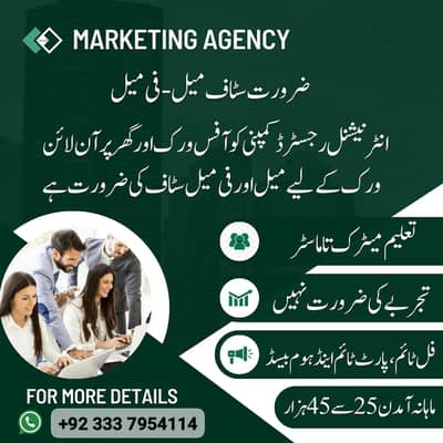 full time half time home based and online job