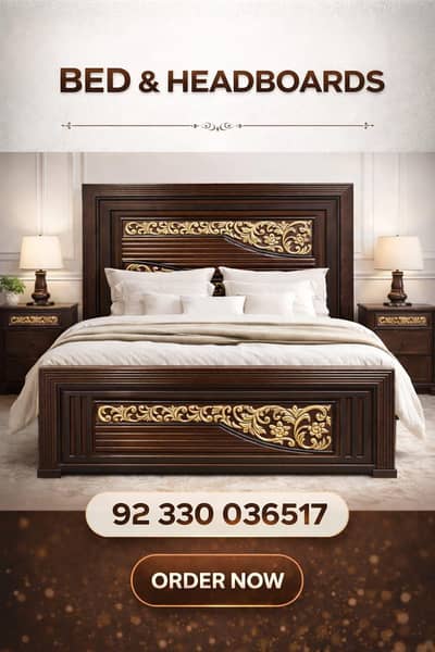 Wooden King size Bedsets