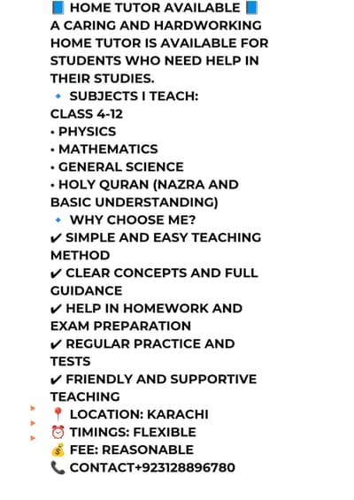 primary and secondary teacher