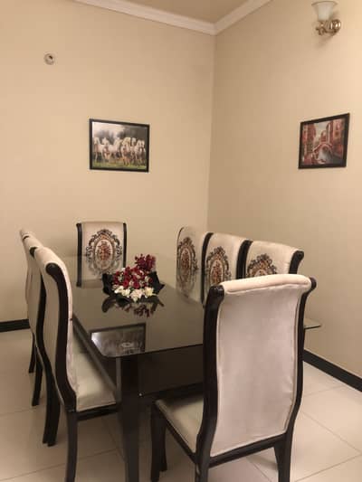 Dining table with 8 chairs