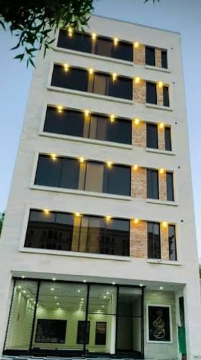 1 Kanal Brand New Commercial Building For Rent Basement+5 Floors At The Hot Location Of JOHAR Town Near Emporium Mall