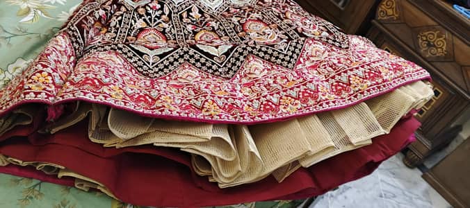 Heavy Bridal Lehenga – Velvet & Fully Embroidered