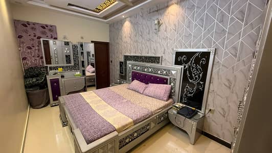 Bed Room Furniture  Set - King Size Bed, 3 Doors Wardrobe & Dressing