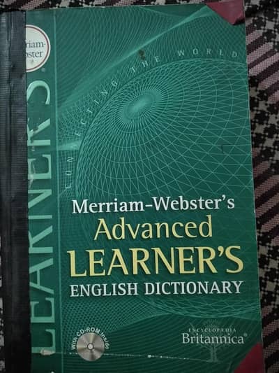 Webster advanced English dictionary