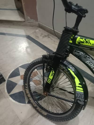 Cycle in lush condition.