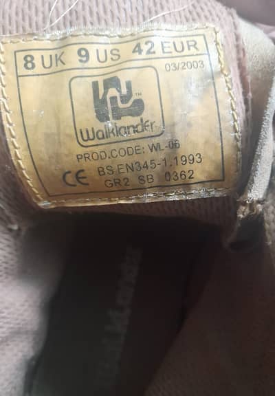 WalkLander Leather Safety Boots [Camel]