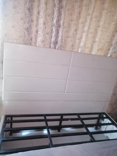 bed with two side table and one dressing table