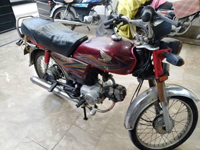 Honda CD 70 2020-21 Model Red Color