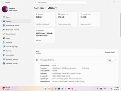 Ryzen 5 3600 | B 450M K