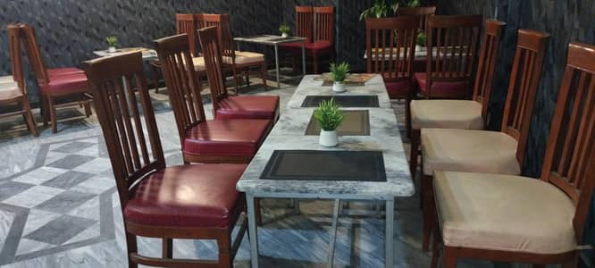 Restaurant Chairs & Tables Set – Urgent Sale