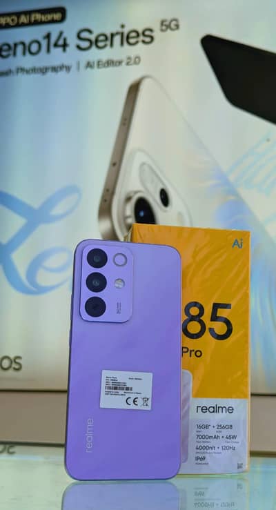 Realme c85pro clour green