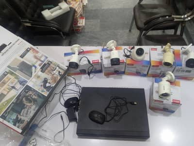 CCTv camera with 16 channel dvr