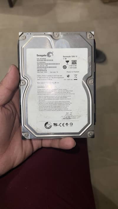 1 TB & 500 GB hard drive