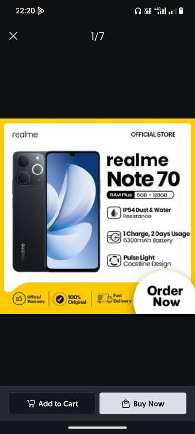 realme Note 70